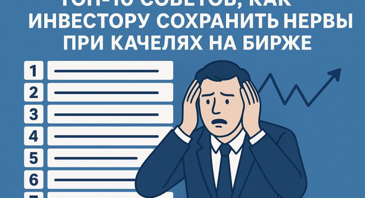 ТОП-10 советов, как инвестору сохранить нервы при качелях на бирже