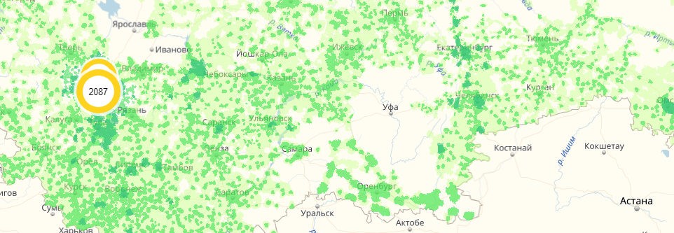 Сбермобайл карта покрытия россия